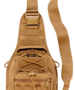 BULLDOG BDT X-SMALL SLING BAG` - W/MOLLE WEBBING TAN