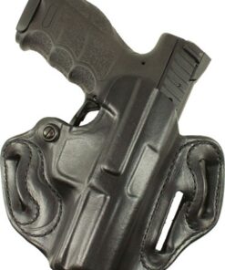 DESANTIS SPEED SCABBARD HOLSTR - RH OWB LEATHER JUDGE PD 2" BLK