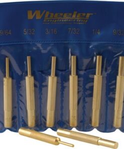 WHEELER 8-PC BRASS PUNCH SET - W/STORAGE POUCH