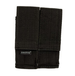 BULLDOG DBL MAG HLDR BLK