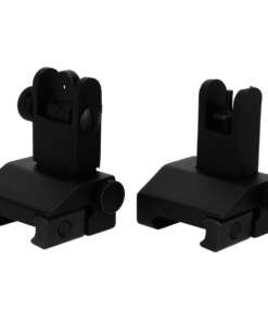 Tacfire AR Front & Rear Spring Loaded Pop Up Iron Sights