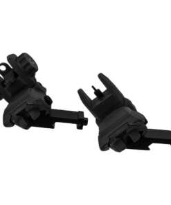 Tacfire AR-15 45 Degree/Low Profile Pop Up Sights Black Polymer