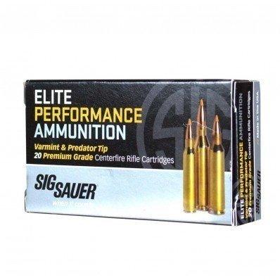 Sig Sauer Varmint and Predator Rifle Ammunition .223 REM 40gr 3650 fps 20/ct