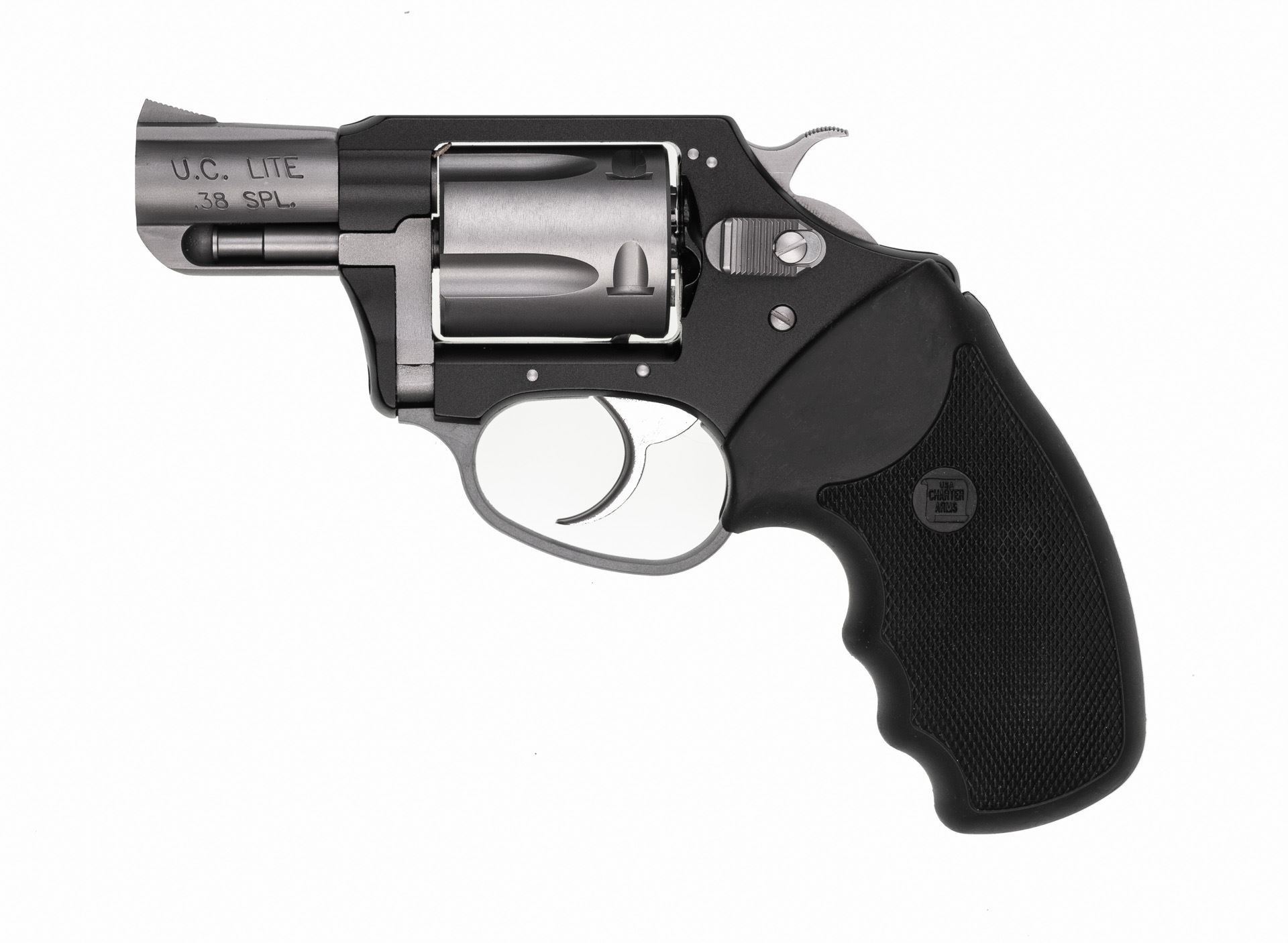 Charter Arms - UNDERCOVER Lite .38 Special 2" Full Grip Standard Hammer Black/Stainless Steel 2 Charter Arms - UNDERCOVER Lite .38 Special 2" Full Grip Standard Hammer Black/Stainless Steel - Image 2
