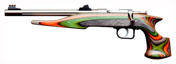 CHIPMUNK PISTOL HUNTER 22WMR - STAINLESS/CAMO LAMNT THREADED 1 CHIPMUNK PISTOL HUNTER 22WMR - STAINLESS/CAMO LAMNT THREADED