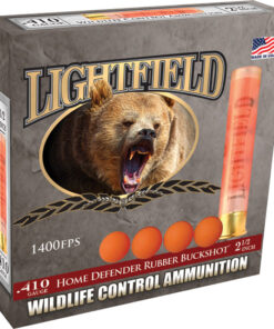 LIGHTFIELD 410 2.5" RUBBER - BUCK 4 PELLET 5RD 10BX/CS