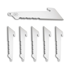 OD EDGE 3" UTILITY W/SERRATIONS 6PK