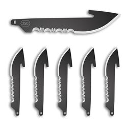 OD EDGE DROP-PT 2.5" SRTD BLADE 6PK