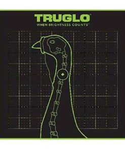 TRUGLO TRU SEE TARGET FLUORESCENT GRN TURKEY 12"X12" 6- PK ( 6 PER CASE )