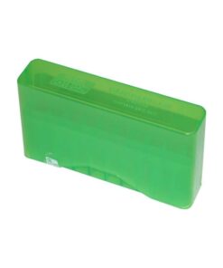 MTM J-20 Slip Top Ammo Box for 22-250/243 WIN/7.62X39 20 Rounds Clear Green