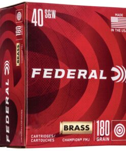 Federal Champion Handgun Ammunition .40 S&W 180gr FMJ 1000 fps 400/ct (Bulk Box)