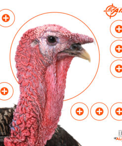 ALLEN EZ AIM TURKEY TARGET - 6-PK 12"X12" 4 COLOR PATTERENG