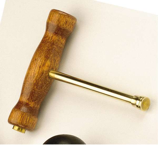 TRADITIONS MUZZLELOADING T-HANDLE BALL STARTER WOOD/BRASS ( 6 PER CASE )