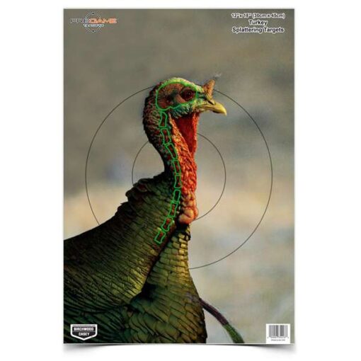 B/C TARGET PREGAME TURKEY 12"x18" 8/PK ( 6 PER CASE )