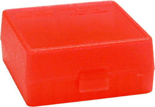 MTM 100 ROUND 17HMR/22MAG - AMMO BOX SEE THROUGH CLEAR RED 3 MTM 100 ROUND 17HMR/22MAG - AMMO BOX SEE THROUGH CLEAR RED - Image 3