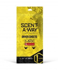 Hunter Specialties Scent-A-Way Max Odorless Dryer Sheets - 15 pk