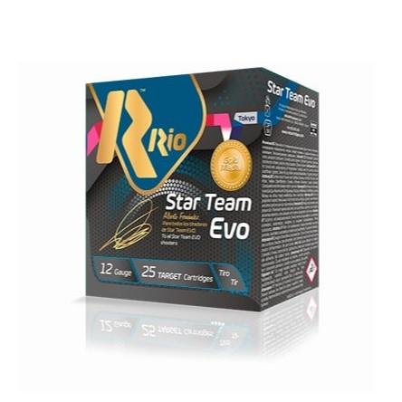 Rio Star Team EVO Shotgun Ammo 32 Low Recoil 12ga 2-3/4" 1150fps 1-1/8oz 8 Shot 25/ct