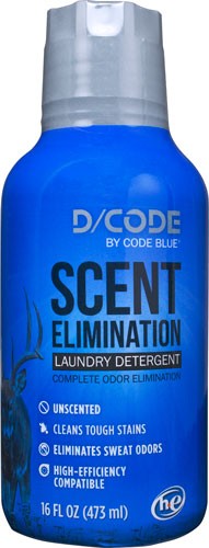 D-CODE LAUNDRY DETERGENT - UNSCENTED 16FL OUNCE BOTTLE