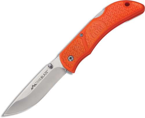OUTDOOR EDGE 3.3 IN TRAILBLAZE FOLDER ORANGE 4 PER CASE (  BLISTERPACK )
