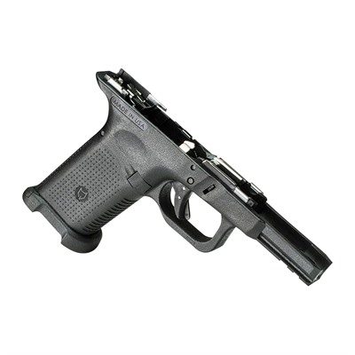 Lone Wolf Distributors Timber Wolf Built Polymer Compact Pistol Frame for Glock 19/23 Gen3/Gen4 Slides, Black