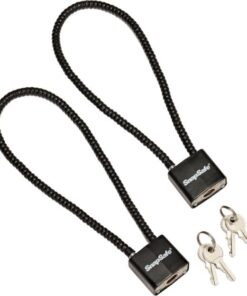 SnapSafe Cable Padlocks - 2/ct