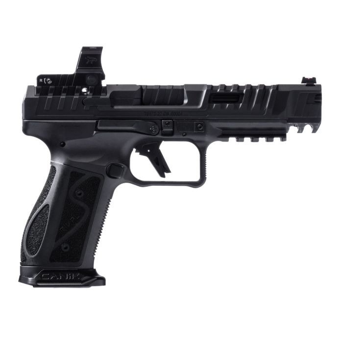 CANIK SFx RIVAL-S Pistol - Black | 9mm | 5" Barrel | 2 - 18rd Mag | MeCanik MO2 Optic | Steel Frame 1 CANIK SFx RIVAL-S Pistol - Black | 9mm | 5" Barrel | 2 - 18rd Mag | MeCanik MO2 Optic | Steel Frame