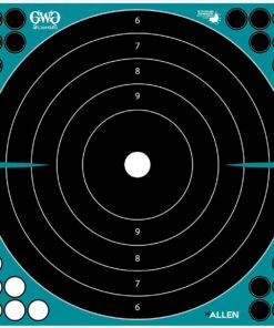 Allen Girls with Guns Splash Adhesive Bullseye 12" - 5/ct