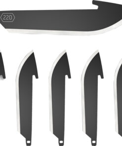 OUTDOOR EDGE 2.2" DROP POINT - BLADE PACK BLACK BLADES 6-PACK
