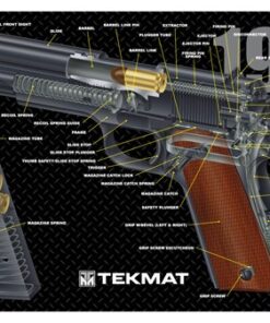 TEKMAT ARMORERS BENCH MAT - 11"X17" 1911 PISTOL CUT AWAY