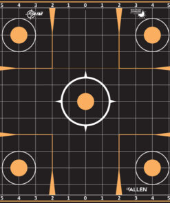 ALLEN EZ AIM SPLASH ADHESIVE - GRID TARGET 5-PK 12"X12"