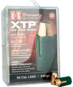 HORNADY BULLET 50 CAL M/L SABOT 44/240GR XTP HP 20-RD ( 10 PER CASE )