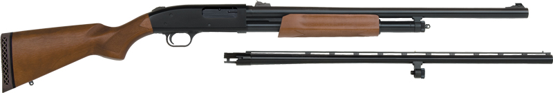 MOSSBERG 500 COMBO 12GA 3" 28" - VR/24"RIFLED BLUED/HARDWOOD