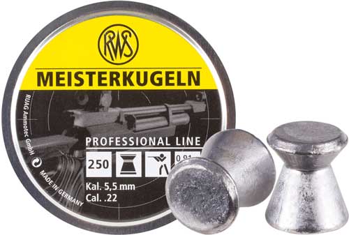RWS PELLETS 22 MEISTERKUGELN - 14 GRAINS PRO-LINE 250-PACK