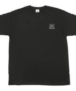 Glock Factory T-Shirt Black with Silver Logo - Large