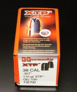 BULLET 38 CAL 357 110 GR HP/XTP 100/BX