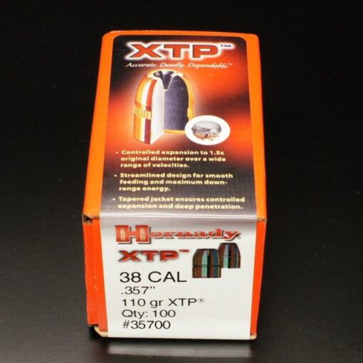 BULLET 38 CAL 357 110 GR HP/XTP 100/BX