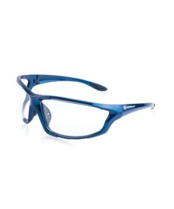 Smith & Wesson Major Full Frame Shooting Glasses Blue with Clear Lens