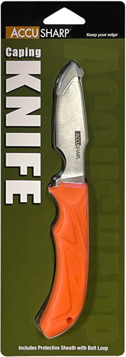 ACCUSHARP CAPING KNIFE 3" - BLADE NON SLIP GRIP W/SHEATH 2 ACCUSHARP CAPING KNIFE 3" - BLADE NON SLIP GRIP W/SHEATH - Image 2