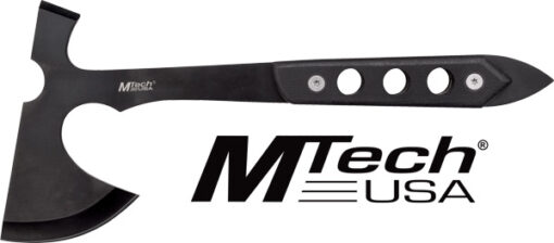 MC MTECH 10" TOMAHAWK W/SHEATH - 5" BLACK BLADE G10 HANDLE