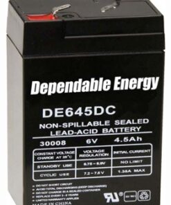 AMERICAN HUNTER BATTERY - RECHARGEABLE 6V 4.5AMP F-TAB