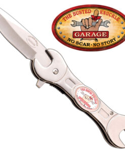 MC BUSTED KNUCKLE 3" DROP - POINT STAINLESS/STAINLESS