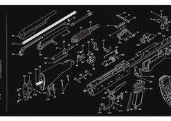 TekMat 12x36 Gun Cleaning Mat - AK47