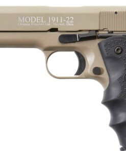 CHIAPPA 1911-22 22LR 5" FS - 10RD TAN/RUBBER