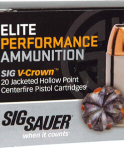 SIG 9MM LUGER 147GR ELITE - V-CROWN JHP 20RD 10BX/CS