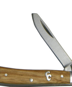 ABKT CATTLEMANS CUTLERY SAGE - BRUSH PEANUT 2-BLADE ZEBRAWOOD