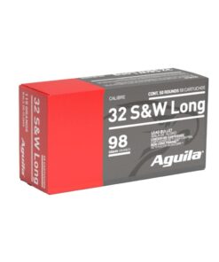 Aguila Handgun Ammuntion .32 S&W Long 98 gr FMJ 705 fps 50/ct