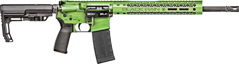 BLACK RAIN SPEC+ FUSION RIFLE - 300BLK 16" ZOMBIE GREEN 30RD 1 BLACK RAIN SPEC+ FUSION RIFLE - 300BLK 16" ZOMBIE GREEN 30RD