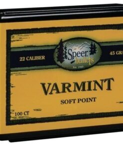 Speer Varmint Soft Point Rifle Bullets .224 cal .224" 45 gr JSP 100/ct