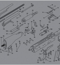 TEKMAT ARMORERS BENCH MAT - 12"X36" AK-47 GREY