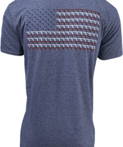 GLOCK OEM HEATHERED NAVY - PISTOL FLAG T-SHIRT X-LARGE
